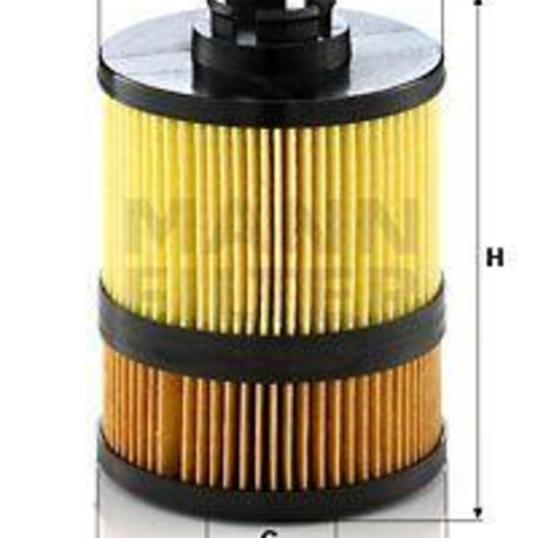 Olejový filtr MANN-FILTER HU 9002 z HU 9002 z