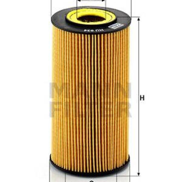 Olejový filtr MANN-FILTER HU 934 x