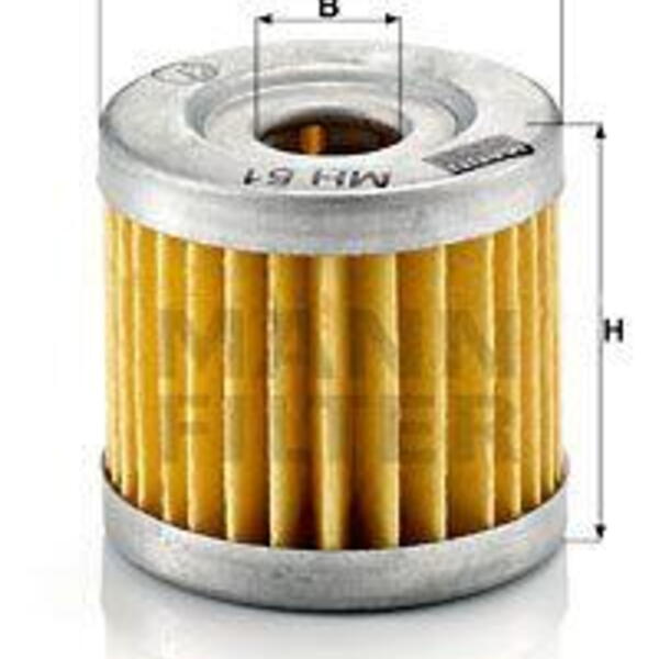 Olejový filtr MANN-FILTER MH 51