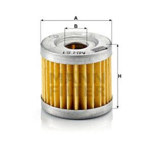 Olejový filtr MANN-FILTER MH 51