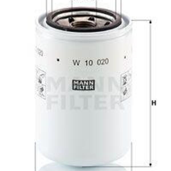 Olejový filtr MANN-FILTER W 10 020 W 10 020