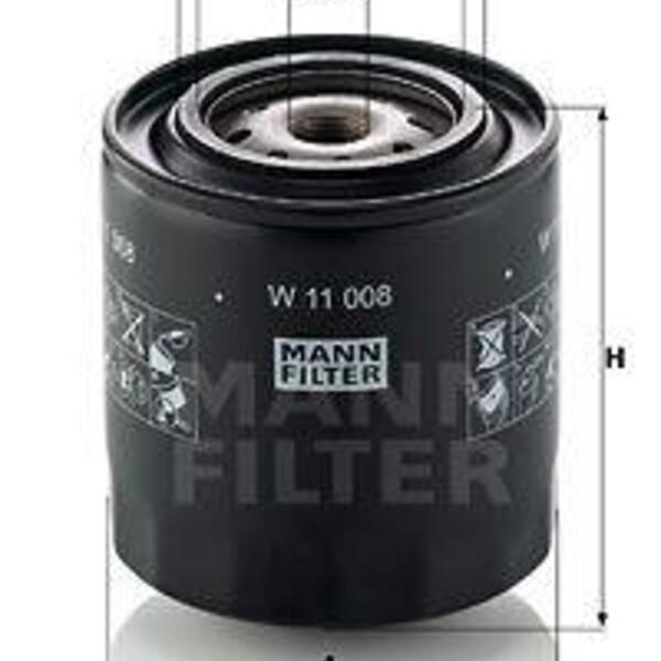 Olejový filtr MANN-FILTER W 11 008 W 11 008