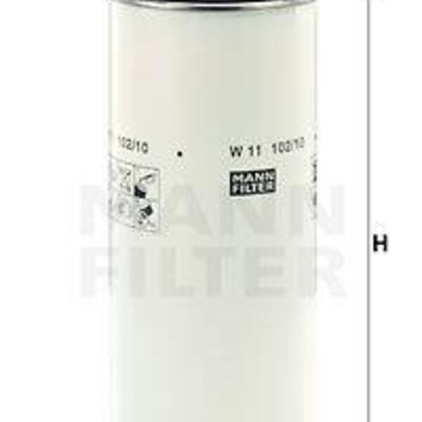 Olejový filtr MANN-FILTER W 11 102/10 W 11 102/10