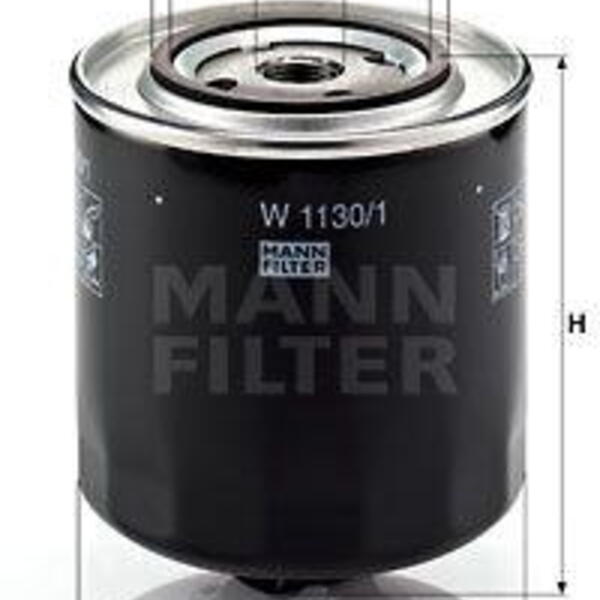 Olejový filtr MANN-FILTER W 1130/1 W 1130/1