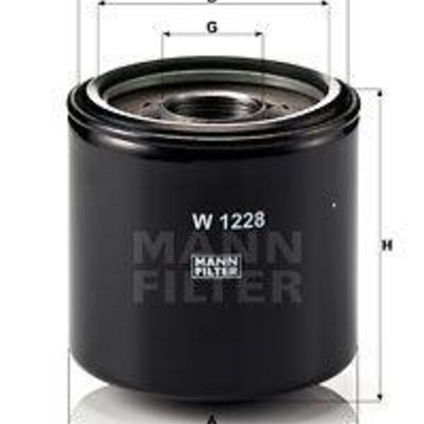 Olejový filtr MANN-FILTER W 1228 W 1228