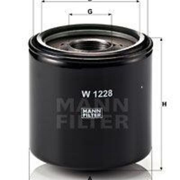 Olejový filtr MANN-FILTER W 1228