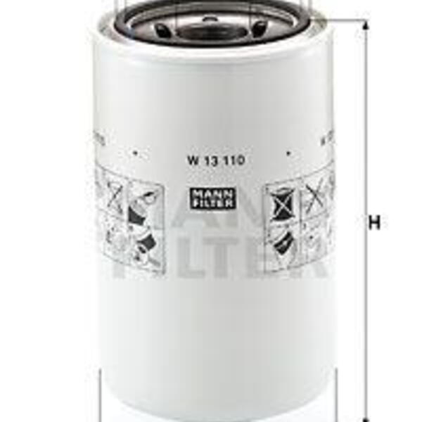 Olejový filtr MANN-FILTER W 13 110 W 13 110