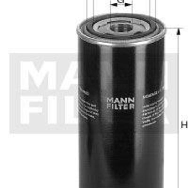 Olejový filtr MANN-FILTER W 1374/7