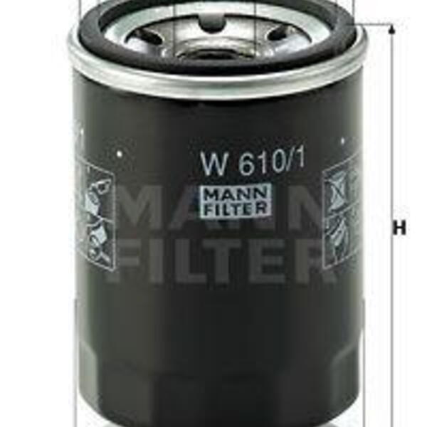 Olejový filtr MANN-FILTER W 610/1