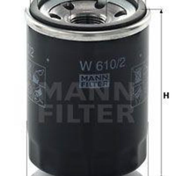 Olejový filtr MANN-FILTER W 610/2
