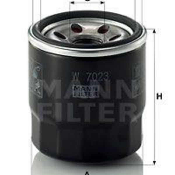 Olejový filtr MANN-FILTER W 7023