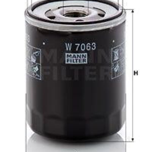 Olejový filtr MANN-FILTER W 7063