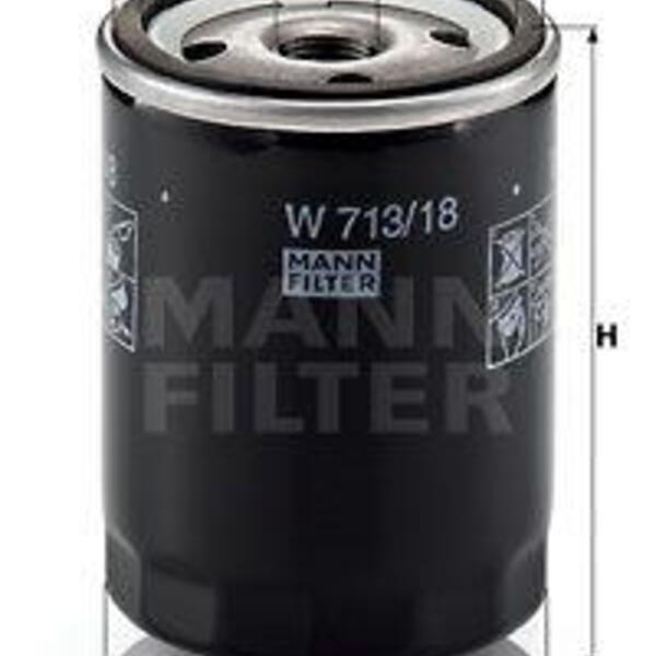 Olejový filtr MANN-FILTER W 713/18