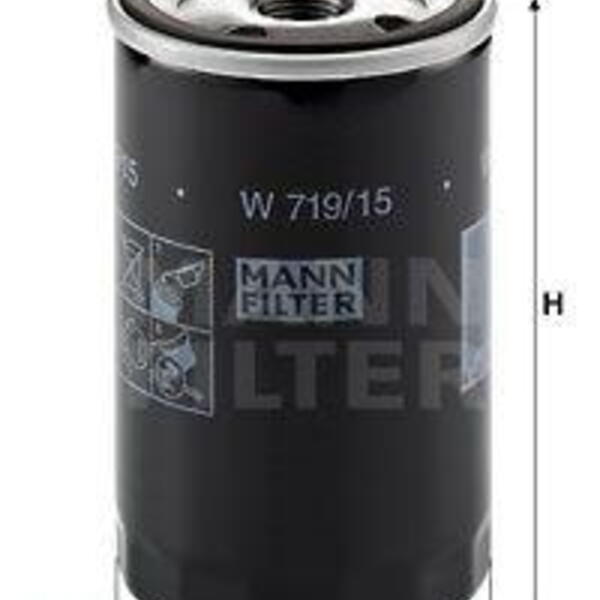 Olejový filtr MANN-FILTER W 719/15