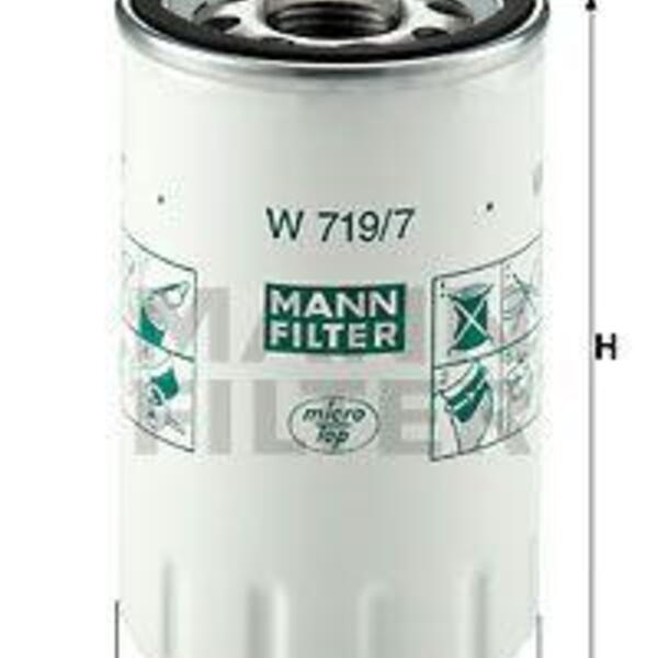 Olejový filtr MANN-FILTER W 719/7