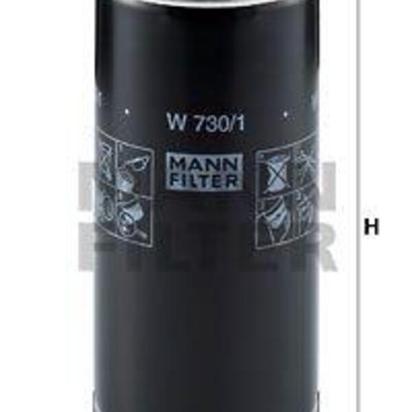 Olejový filtr MANN-FILTER W 730/1