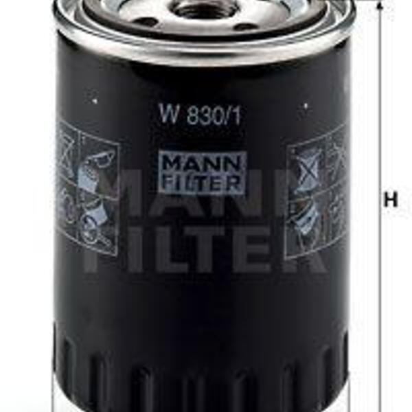 Olejový filtr MANN-FILTER W 830/1