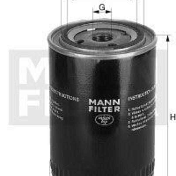 Olejový filtr MANN-FILTER W 87