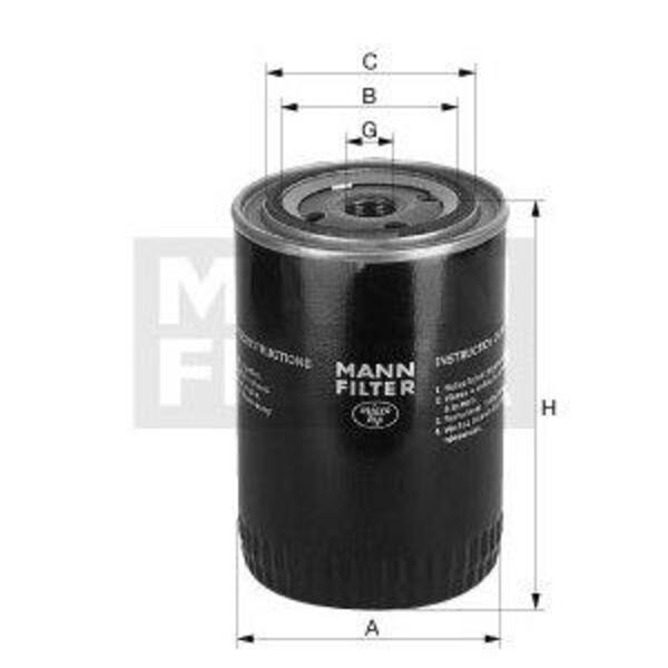 Olejový filtr MANN-FILTER W 9069