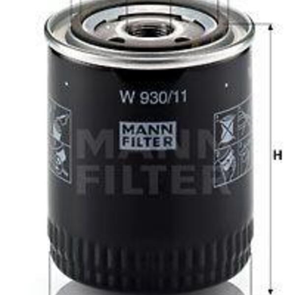 Olejový filtr MANN-FILTER W 930/11 W 930/11