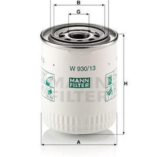 Olejový filtr MANN-FILTER W 930/13