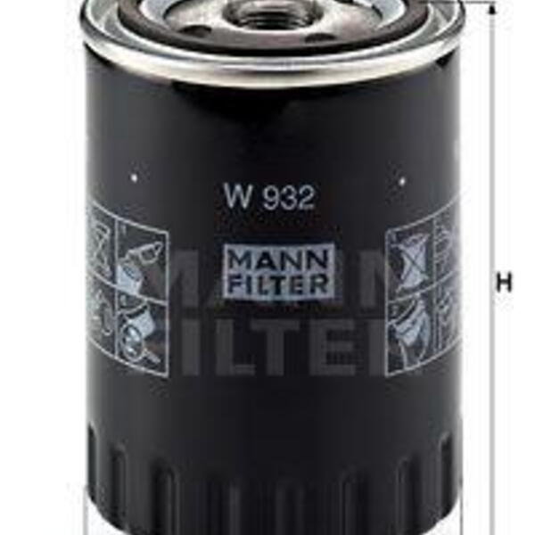 Olejový filtr MANN-FILTER W 932