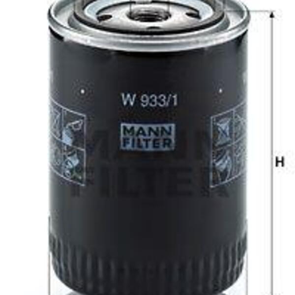 Olejový filtr MANN-FILTER W 933/1