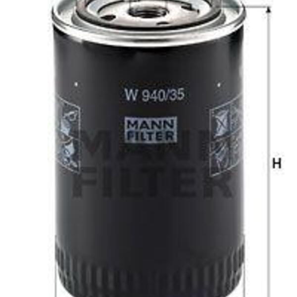 Olejový filtr MANN-FILTER W 940/35 W 940/35
