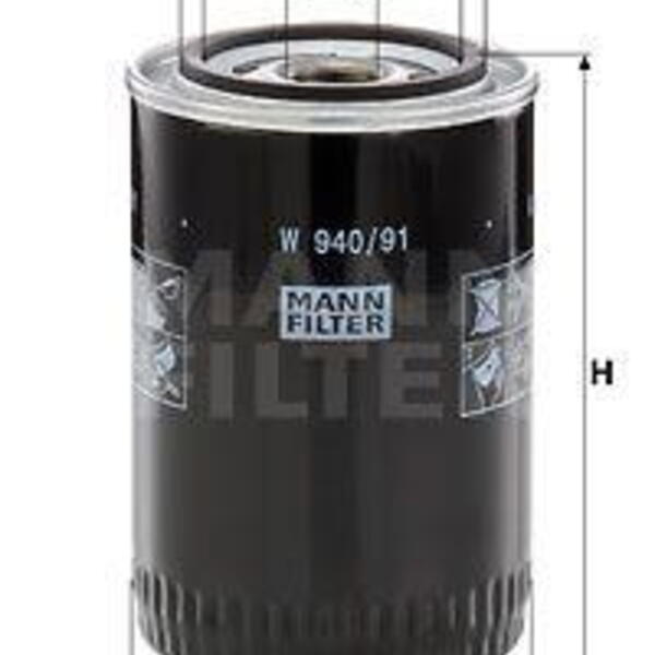 Olejový filtr MANN-FILTER W 940/91
