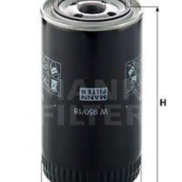 Olejový filtr MANN-FILTER W 950/18