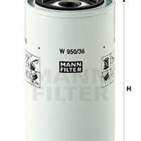 Olejový filtr MANN-FILTER W 950/36