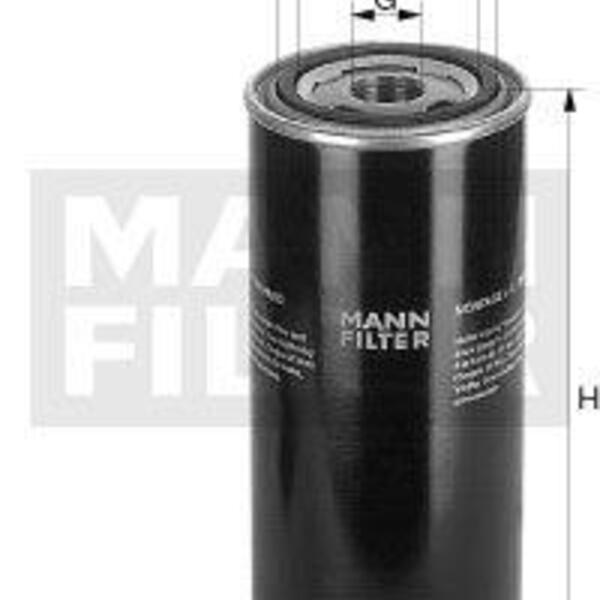 Olejový filtr MANN-FILTER WD 1374/5