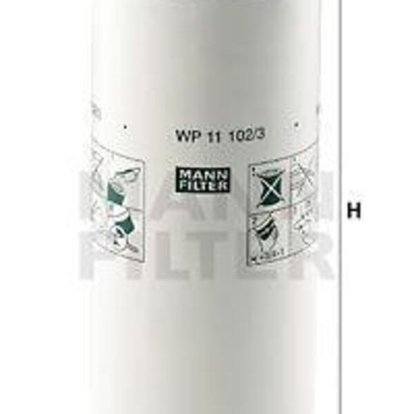 Olejový filtr MANN-FILTER WP 11 102/3 WP 11 102/3