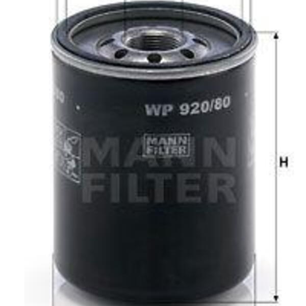 Olejový filtr MANN-FILTER WP 920/80