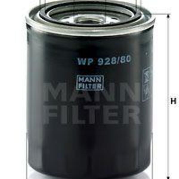 Olejový filtr MANN-FILTER WP 928/80