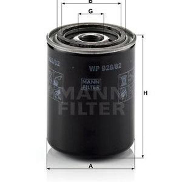 Olejový filtr MANN-FILTER WP 928/82
