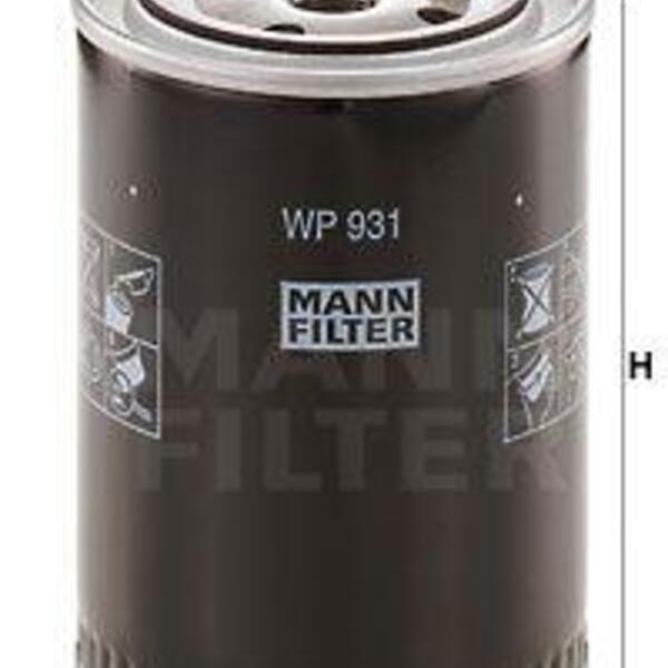 Olejový filtr MANN-FILTER WP 931 WP 931