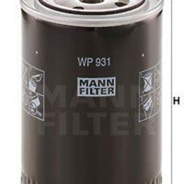 Olejový filtr MANN-FILTER WP 931