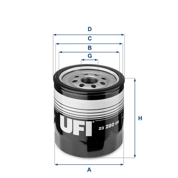 Olejový filtr UFI 23.280.00