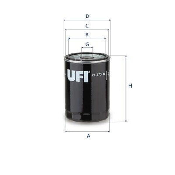 Olejový filtr UFI 23.473.00