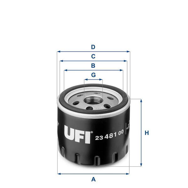 Olejový filtr UFI 23.481.00