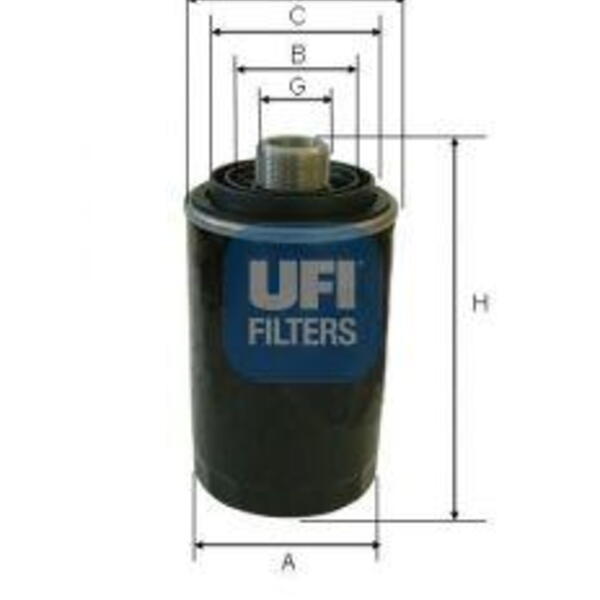 Olejový filtr UFI 23.493.00