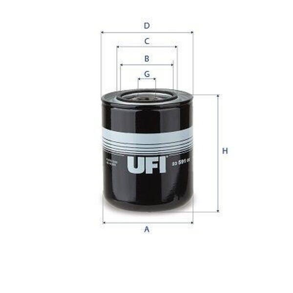 Olejový filtr UFI 23.591.00