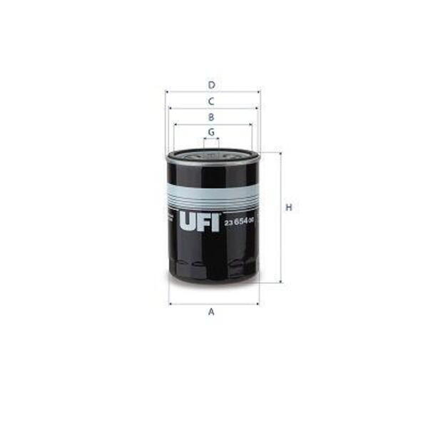 Olejový filtr UFI 23.654.00