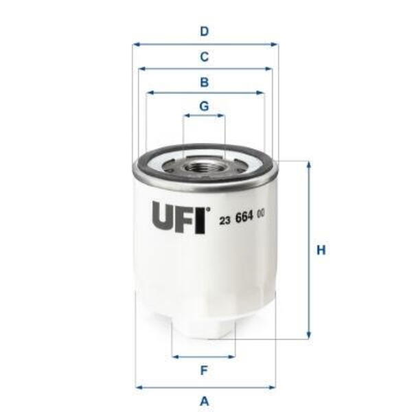 Olejový filtr UFI 23.664.00
