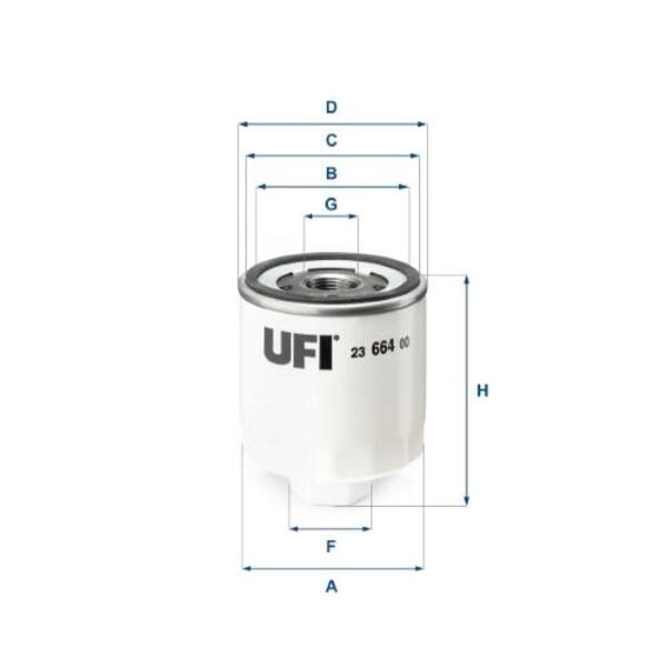 Olejový filtr UFI 23.664.00