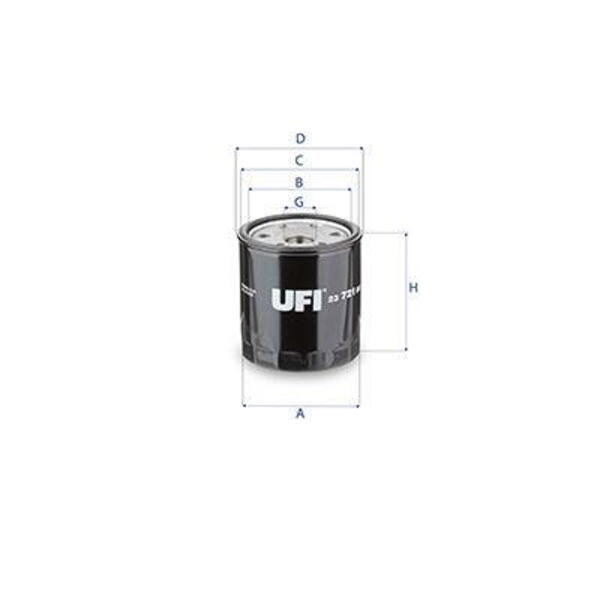 Olejový filtr UFI 23.721.00