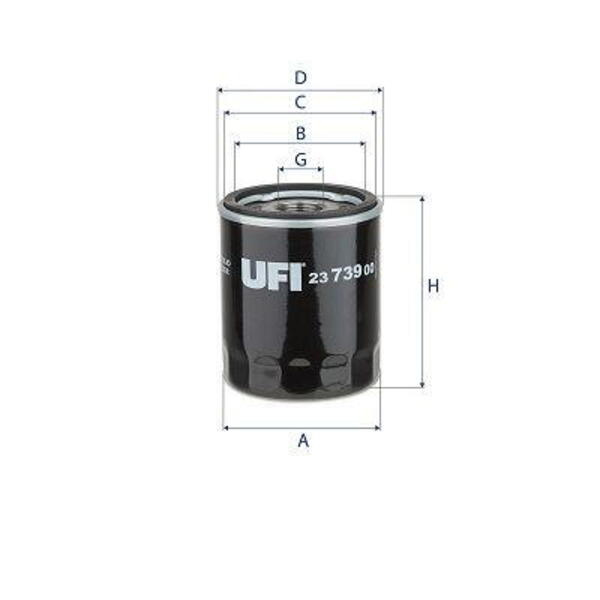 Olejový filtr UFI 23.739.00
