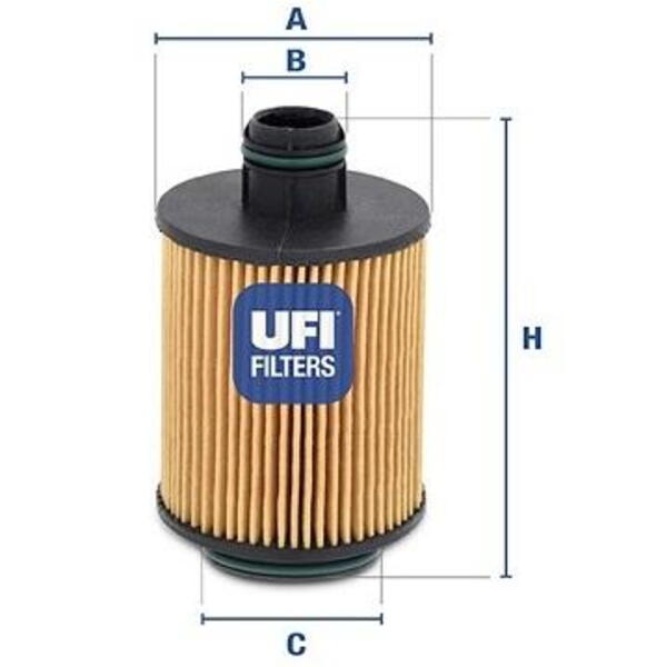 Olejový filtr UFI 25.061.00
