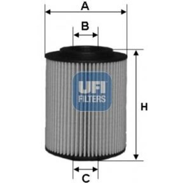 Olejový filtr UFI 25.075.00